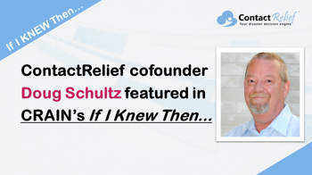 ContactRelief co-founder Doug Schultz featured in Crain's Houston